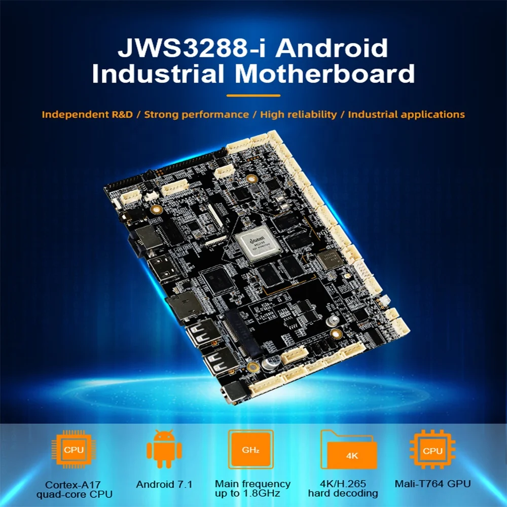 Rk3288-i Quad-Core CPU Android Motherboards for Iot