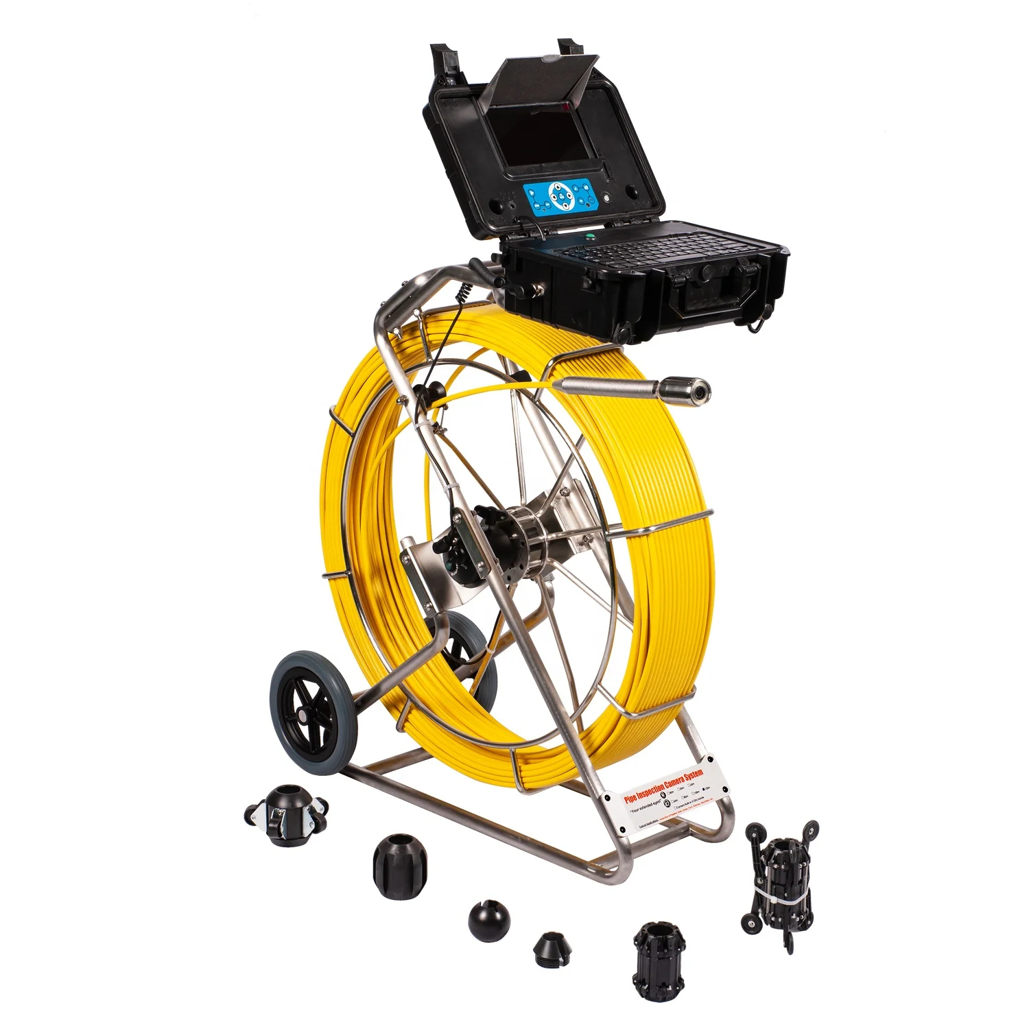 Pan Tilt Unit Underwater Inspection Camera Industrial Underwater Camera Borewell Vertical Inspection Camera System