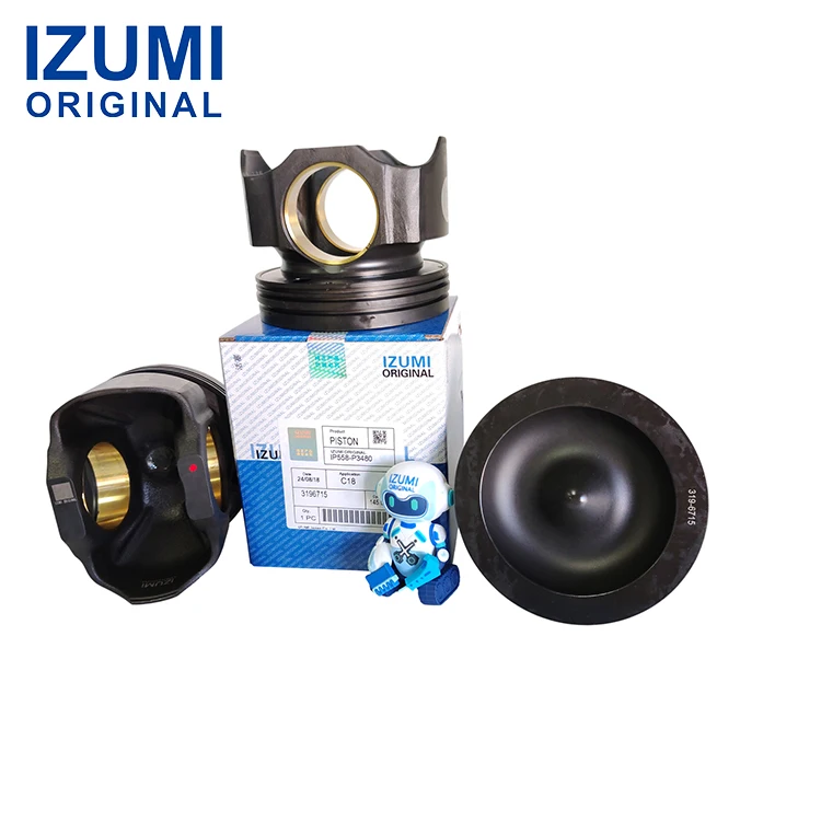 IZUMI ORIGINAL C18 3196715 Piston Piston 319-6715 3196715 F Generat C18 Mono Steel For Caterpillar Construction Machinery Parts