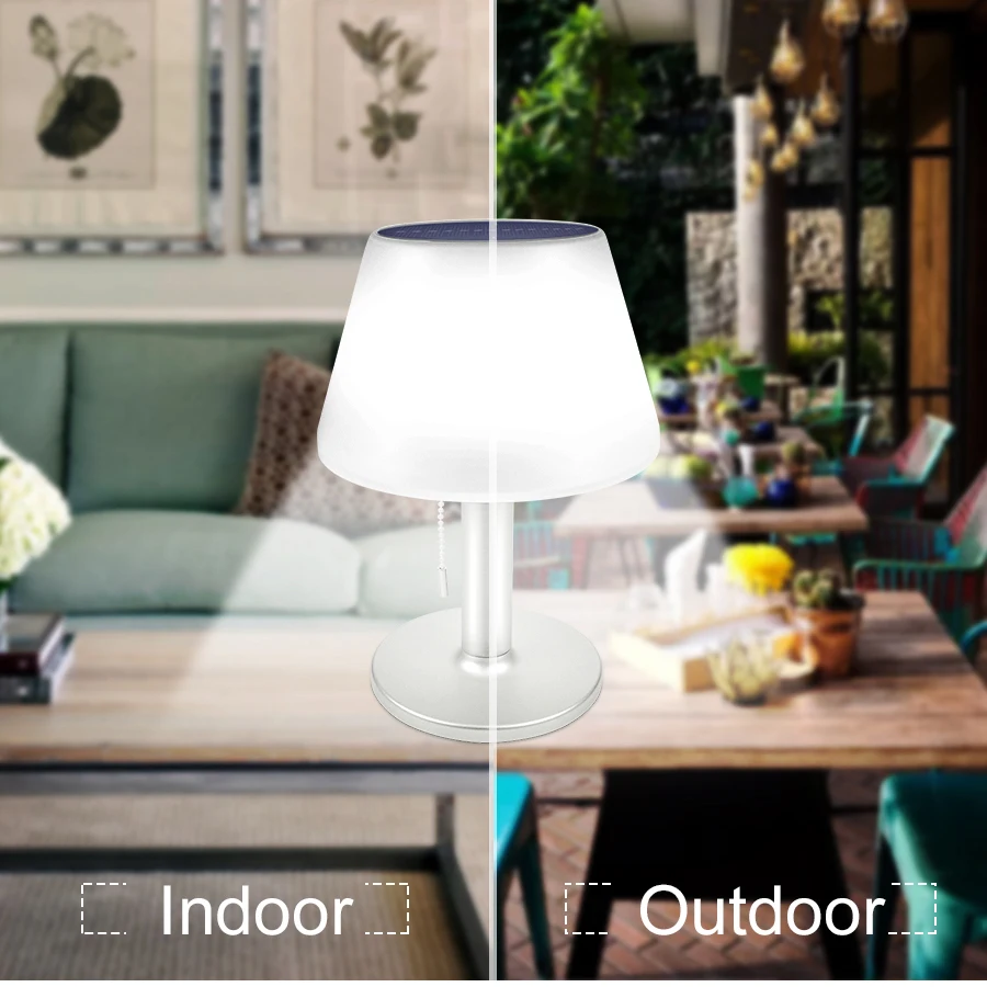 Outdoor Waterproof Indoor Family Restaurant Hotel Solar Lighting Rechargeable Eye Lamp