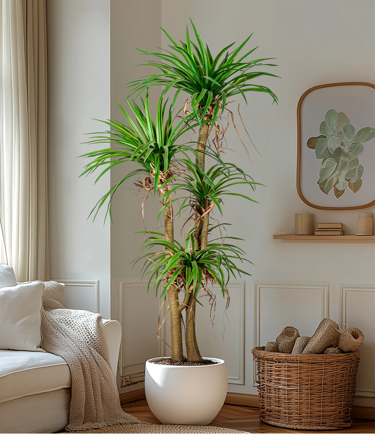 outdoor home tree simulated plastic pot greenery decorations-13