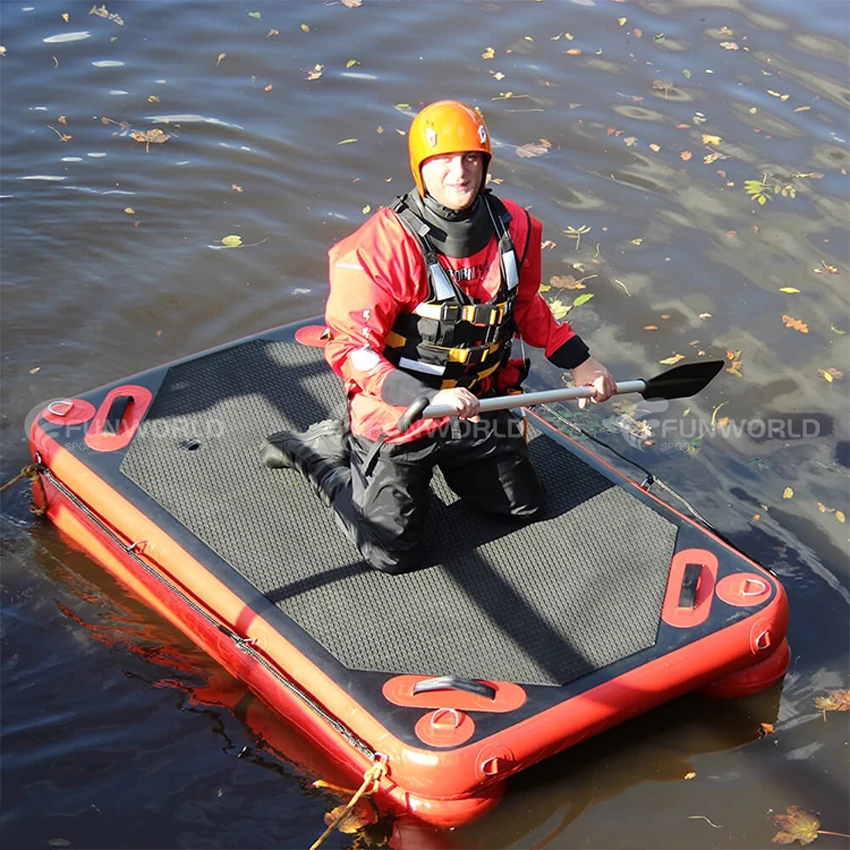 Small Compact Inflatable Rescue Factory Price Inflatable Ice Rescue Walkway for Waterplay - Custom ...