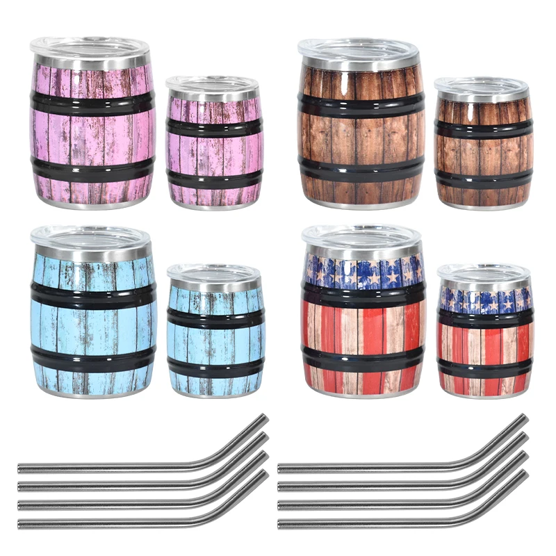 3oz Mini Beer Can Pattern Stainless Steel Shotglass Metal Coffee Mug