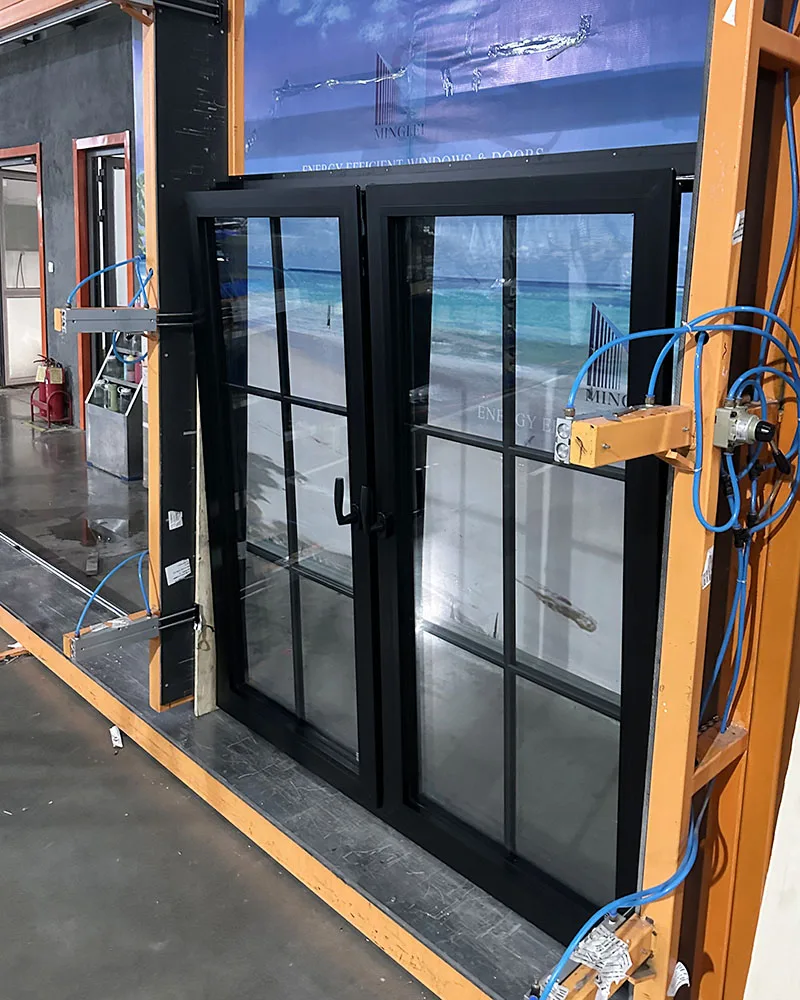 product minglei nfrc thermal break double glaze energy efficient aluminum casement windows for house villa tilt and turn window-8
