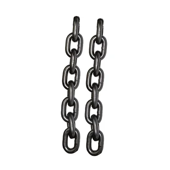 China Manufacturer High Strength Iron Chain EN818-7 G80 Alloy Heat Treated Lifting Steel Chain Iron Chain Factory Supplier
