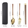 Clip Handle Small Waist (Gold) Four-Piece Set