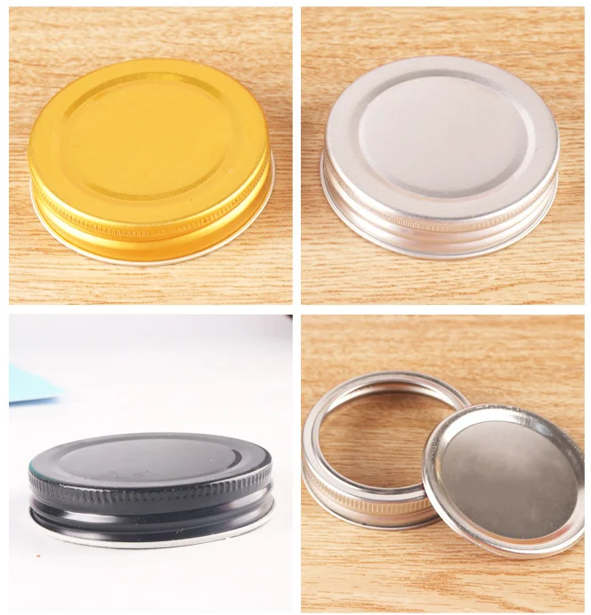 Wholesale 10 oz clear Glass Mason Jam Glass Jar sealed Caviar Food Storage Jar with Lid