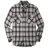 Gray-white coffee plaid