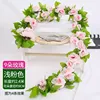 9 roses, light pink, 2 strips