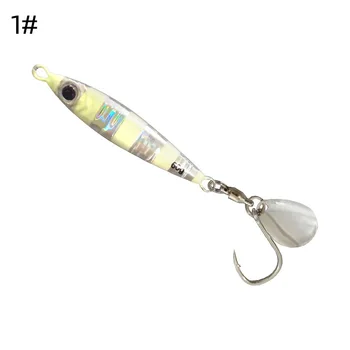 60g Glow Metal Fast Jig Lure Saltwater Fishing Lures Luminous Jigging Lure with Hook – Metal Jig – view 5