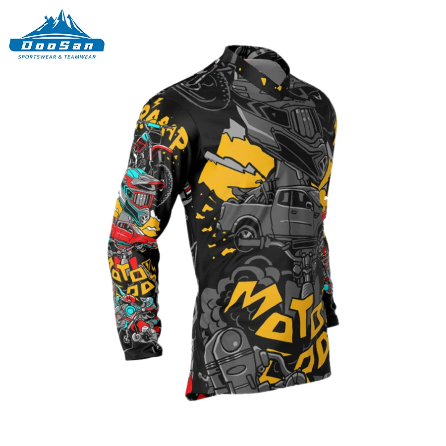 In stock] 2023 design Ecstar Suzuki full Sublimation Dry-fit Motorcycle  Jersey3D Jersey Printed Jersey full Sublimation LONG Sleeve T-Shirt，Contact  the seller for personalized customization of the name