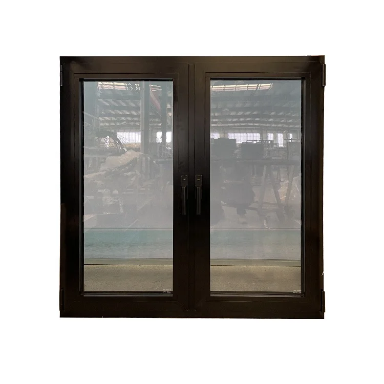 Minglei Hangzhou aluminum windows opening 180 degree tinted glass aluminum casement windows