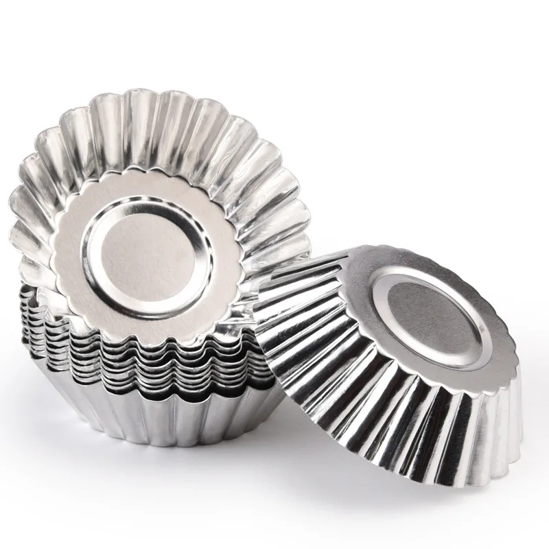 Bakest Reusable Chrysanthemum Cup Egg Tart Mold  Egg Tart Mould Cake Mould Baking Mould Snack Baking Mold