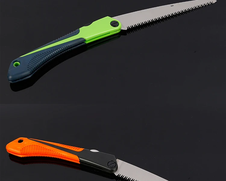Manual Gardening Hand Tools , Hand Held Tree Saw Foldable With Fixed Blade