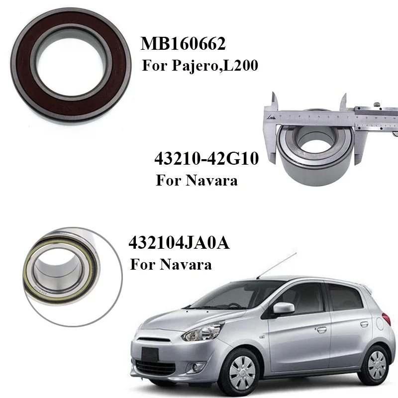 Kowze OEM MB160662 43210-42G10 3816A005 Good Quality Auto Parts Rear Axle Shaft Bearing for Mitsubishi Pajero L200  Navara