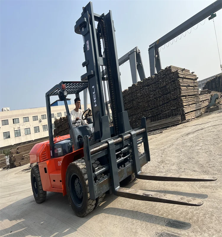 1012 Ton Heli Forklift Gantry Secondhand With 4meter Raised Height And Hydraulic Pitch