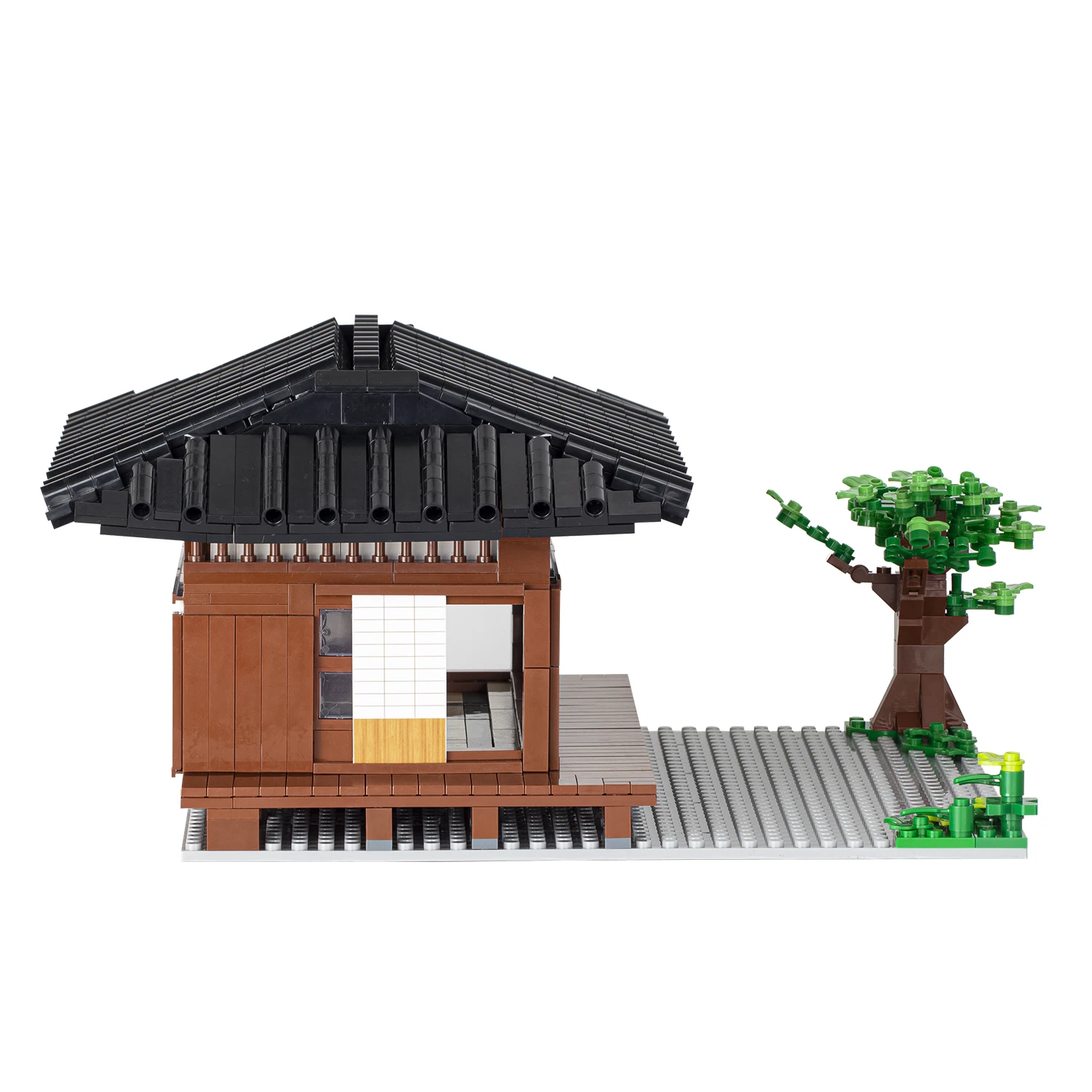 MOC1041 Anime DemonSlayeres Butterfly Mansion Scene MOC Building Blocks Creative DIY Hashira Meeting Assemble Brick Toys for Kid