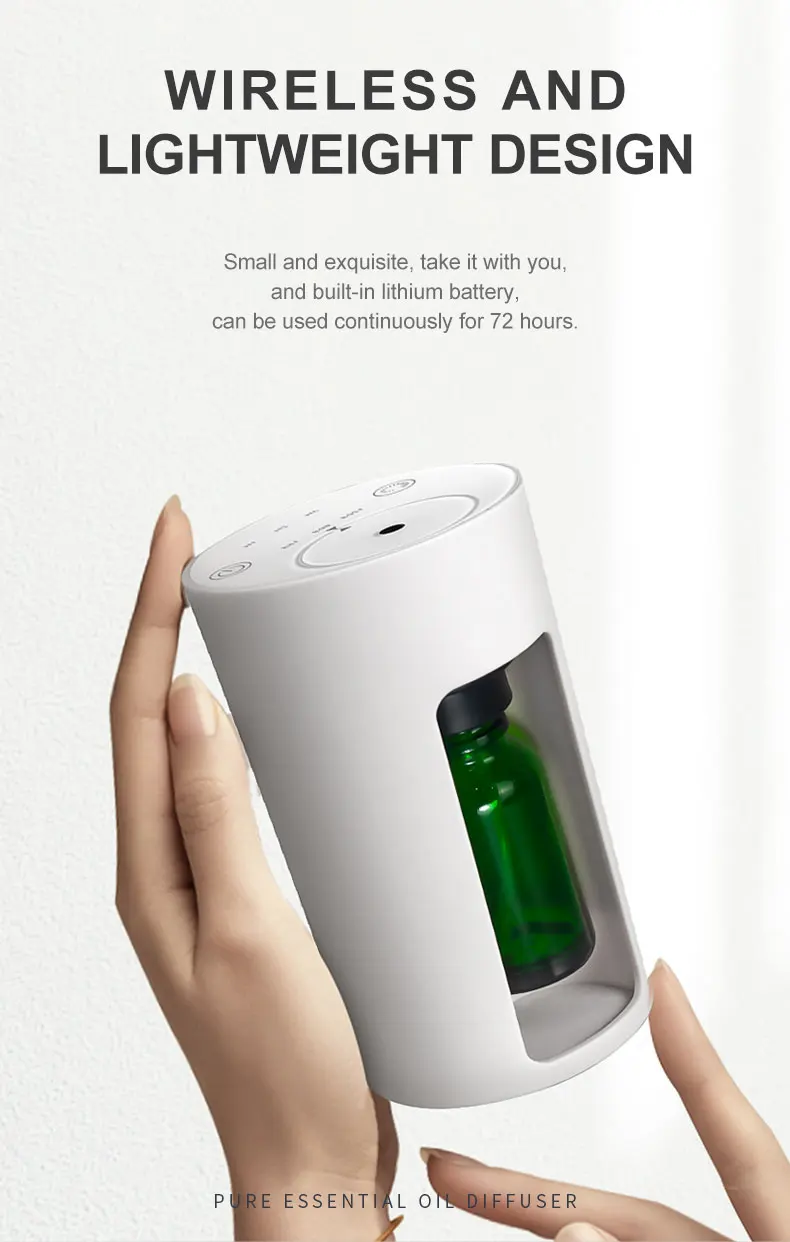 Mini Portable Electric Evaporative Perfume Mist Nebulizer Automatic Ultrasonic Essential Oils