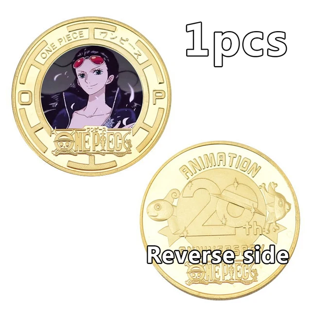 日本のアニメルフィゾロナミ記念ゴールドコインメタルクラフトおもちゃ