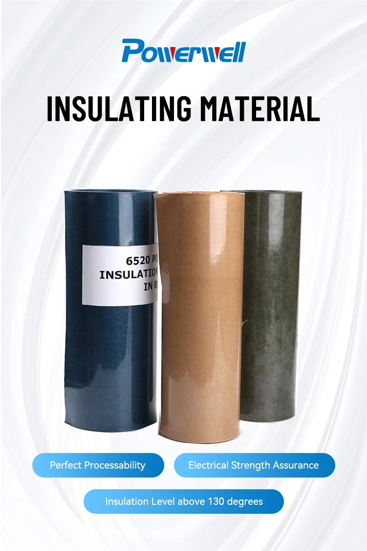 High Voltage Electrical Insulation Polyester Film Paper 6520 6521 ...