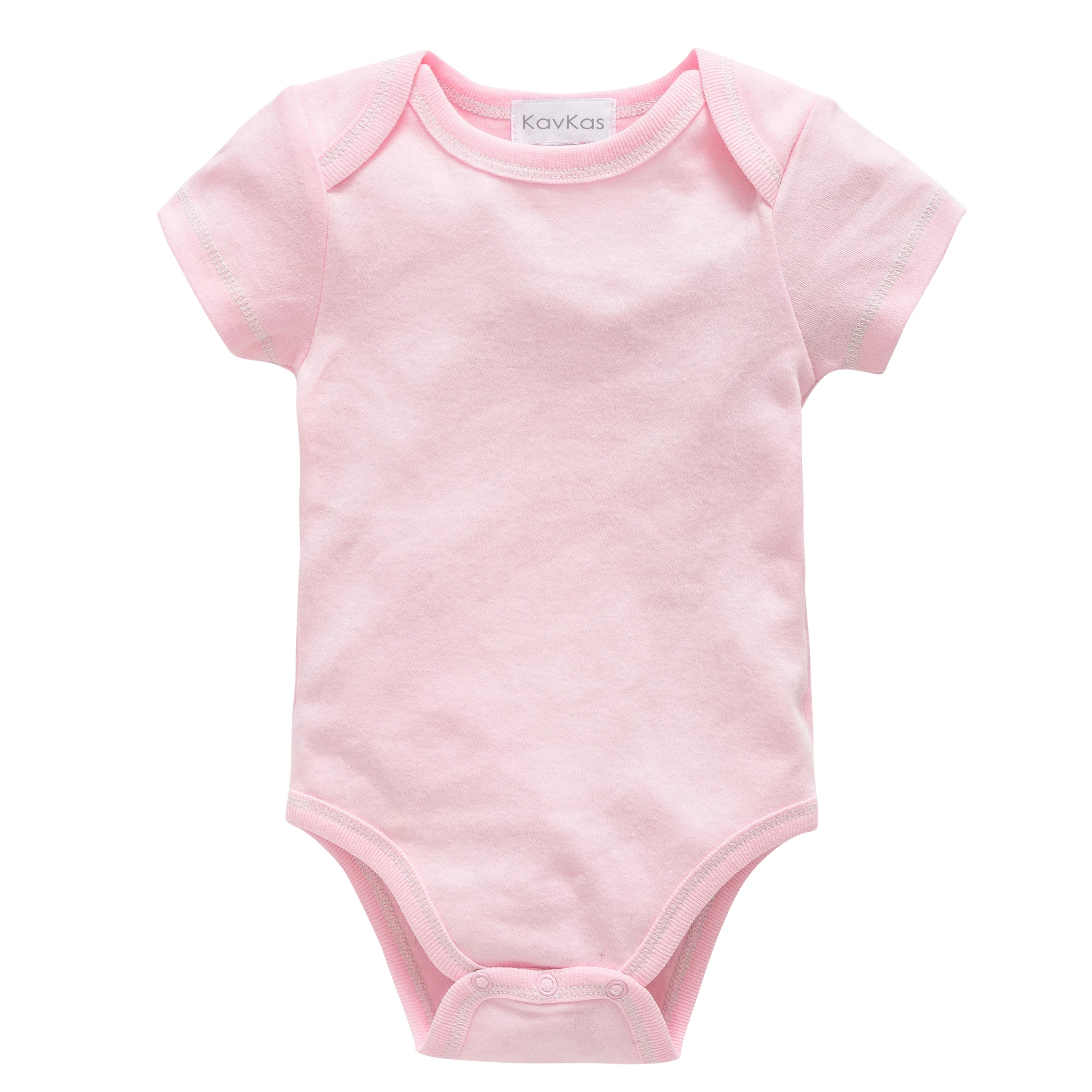 2024 новый цельный комбинезон для девочек с принтом единорога розовый с коротким рукавом 3 шт./упаковка