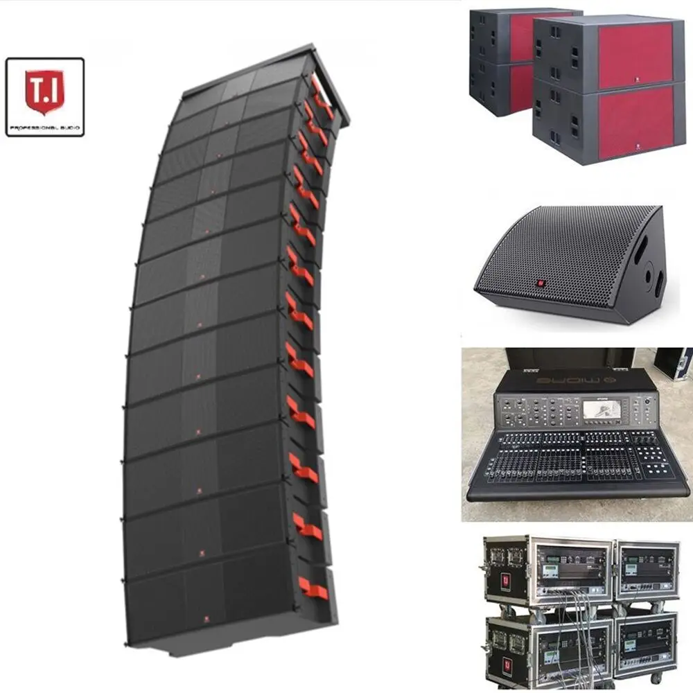 Sound Line Array Dual 12 Inch Line Array Speakers Sound System Big Events Outdoor  Line Array Speaker Design Pro Stage Speaker