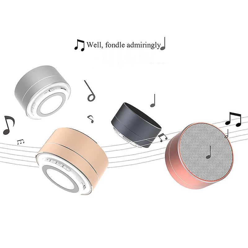 Top Seller Hd Sound A10 Metal Bass Bluetooth Speaker Portable Stereo