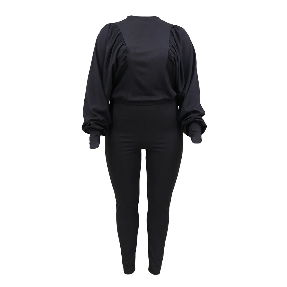 Foma 1423 Fashion Women plus size blouse 5xl batwing sleeve tops black plus size women blouses