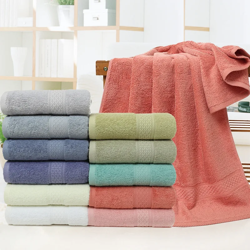 Wholesale 100 Cotton Organic Quick Dry Bathroom Hotel Solid Face Body Bath Towel Set 6 Pieces