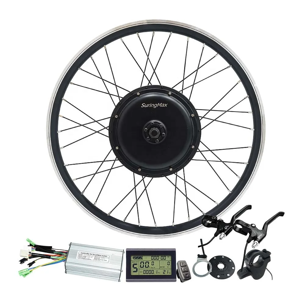 Removable Wheelchair Hub Motor with Wheel Set 48v 500w Throttle Electric  Motor Replacement Kit for E-bike