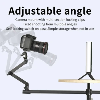YELANGU Photography Tuertable,Spin Table Platform 360 Photo Booth Professional Video Equipment Spinner Rotating 360 Table Top detail image