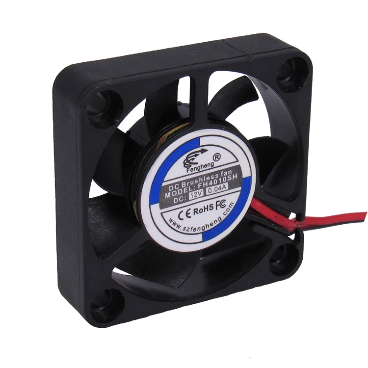 China Factory DC 3V 5V 12V Fan 4010 40mmx40mmx10mm Axial Flow Cooling Fan Low Noise 4010 Fan