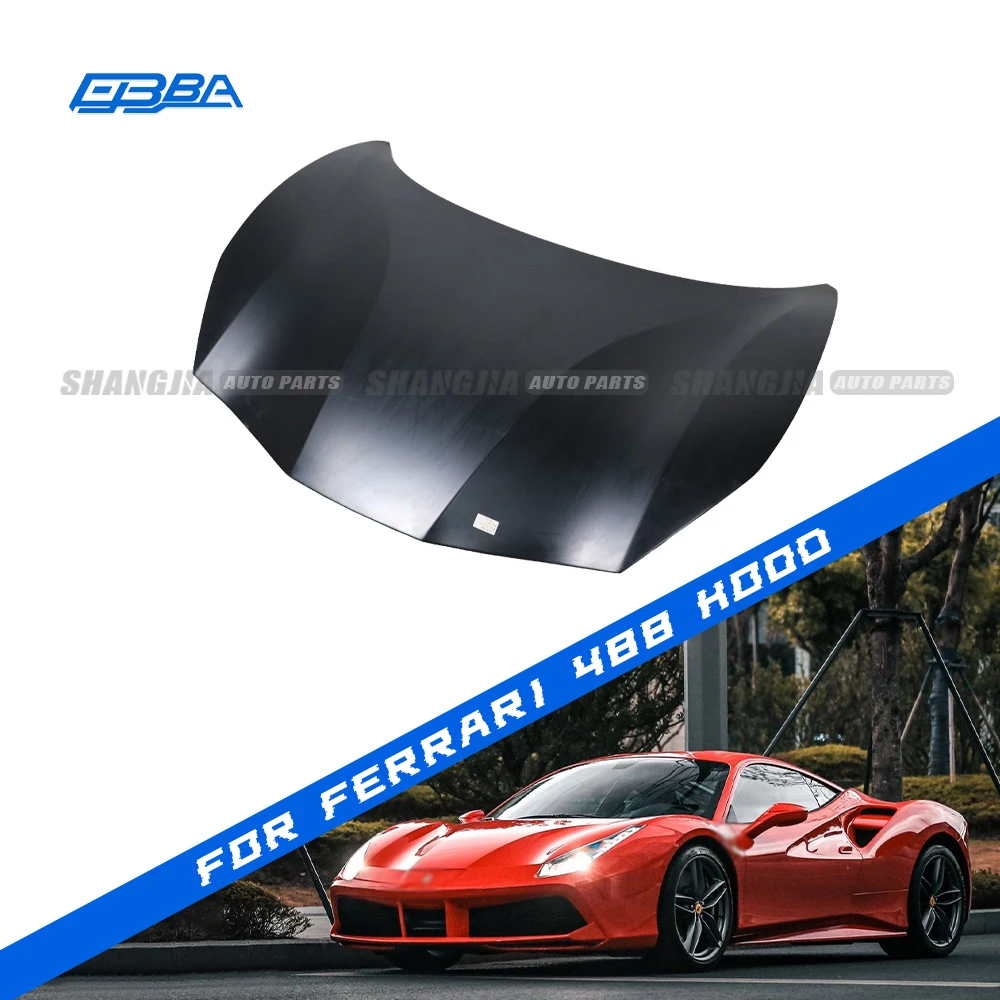Höghastighets aluminiummotorhuva till Ferrari 488 F488 87432011