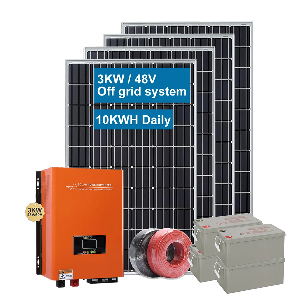 Off Grid Solar Power System Home 3kw 6kw 8kw 10kw Off Grid Solar Kits Solar Energy System Buy