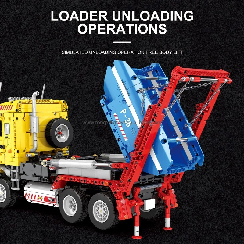 Reobrix 22016 RC Truck Toy - 1918pcs Building Blocks Set, OEM