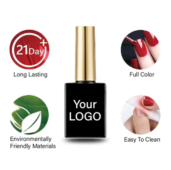 OEM low MOQ free sample professional nail colours hema free uv nail gel polish