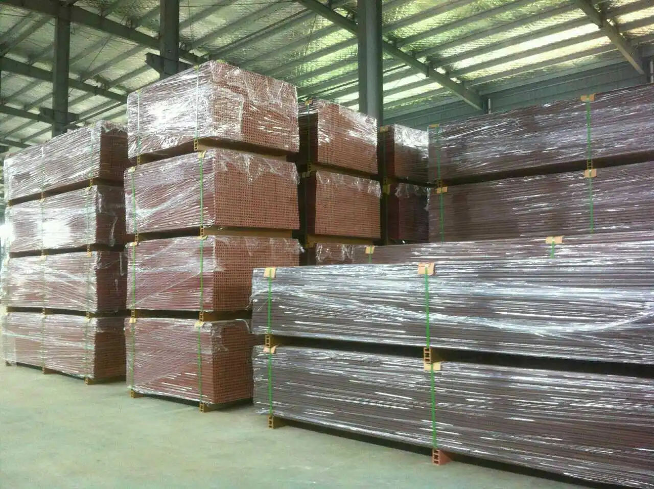 bl158k plastic wood composite hollow tube wpc dec