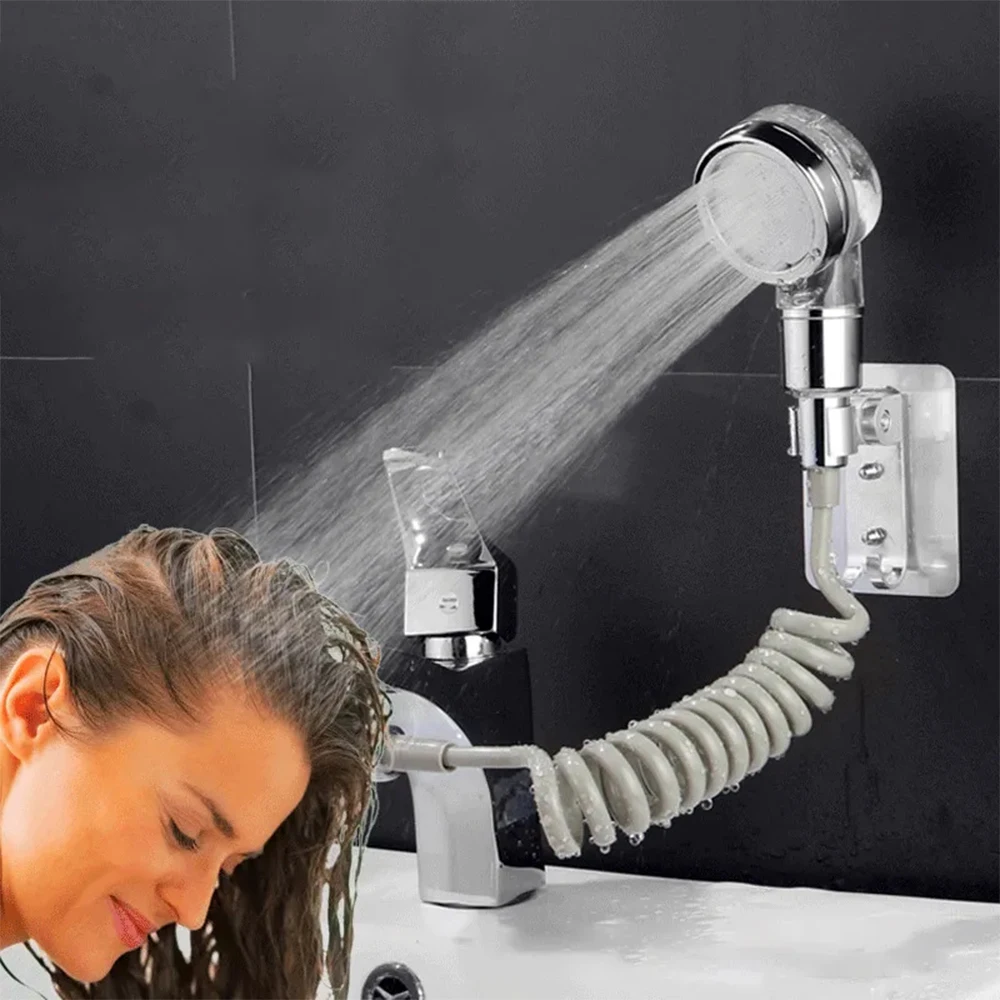 Hand Shower Sink Hose Sprayer Shower Head Attaches To Tub Faucet,Dog ...