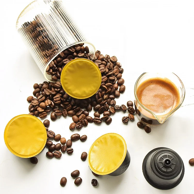 New Design Colored Eco-friendly Nespresso Capsules Refillable Aluminum Foil Empty Coffee Capsule Dispenser Holder