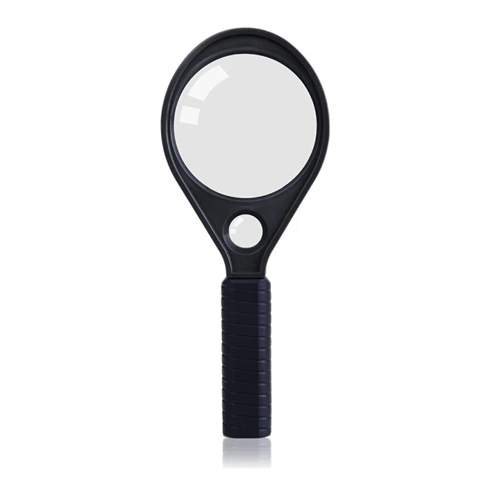 Porket Compact Portable 3X Magnifying Glass Small Colorful Regular Simple Design for Seniors Reading Made of Plastic