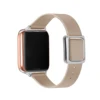 Apricot color-silver buckle
