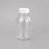 Clear with white tamper lid