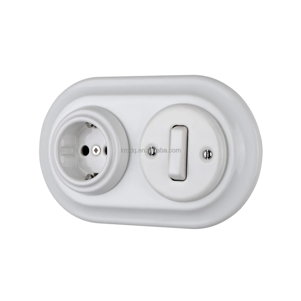 Retro Porcelain Rocker Switch 1 Key - Vintage Light Switch for Elegant ...