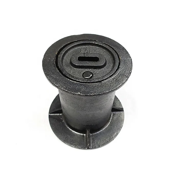 Customized type Sand Casting Ductile Iron round water meter box surface box for valves