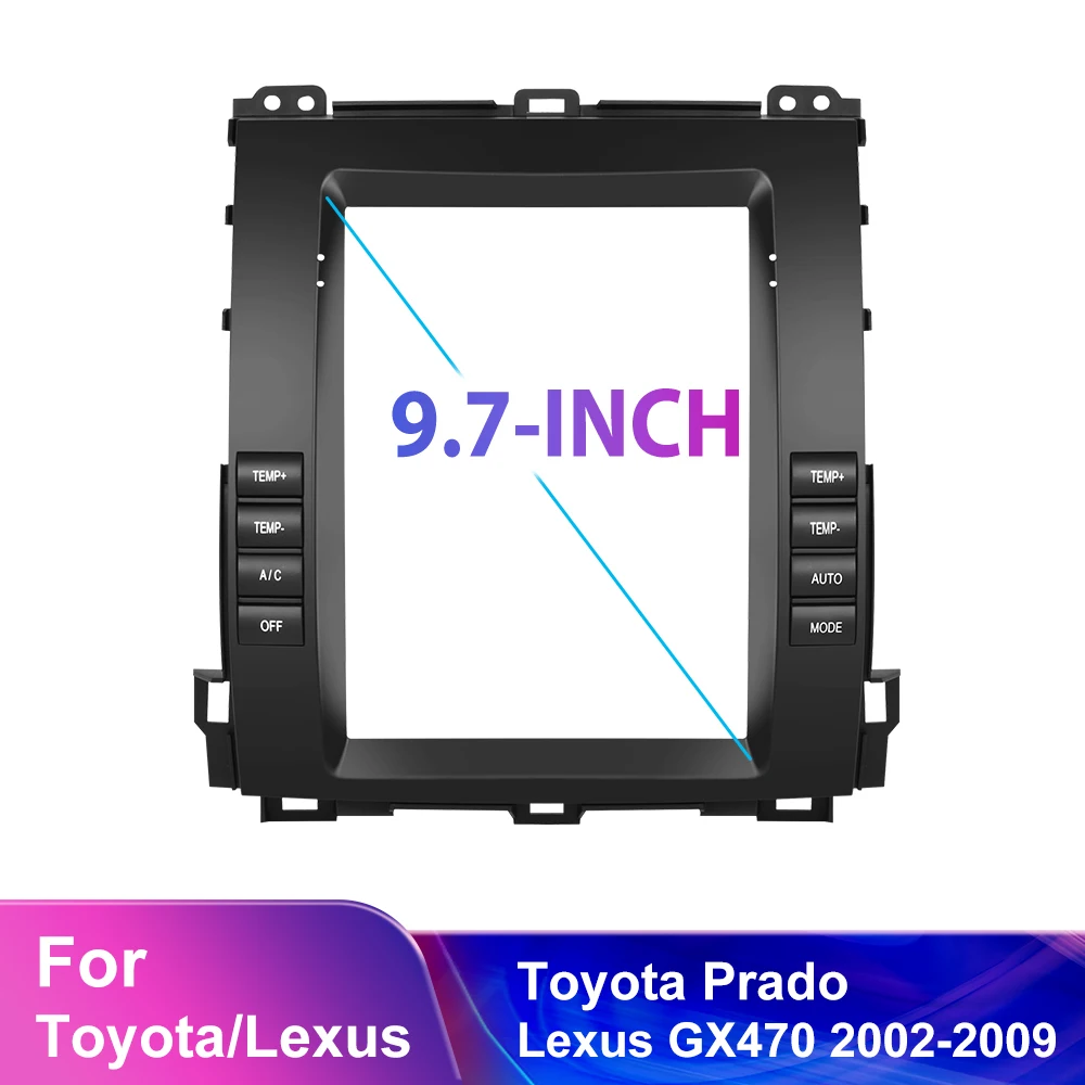 Podofo 9.7" Android 11 Car Stereo Car Radio For Toyota Prado/lexus ...
