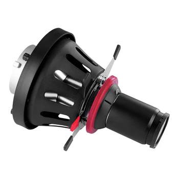 NiceFoto Professional Optical Snoot SN-29.Pro for LED Video Light With Bowens Mount and canon EF Lens detail image