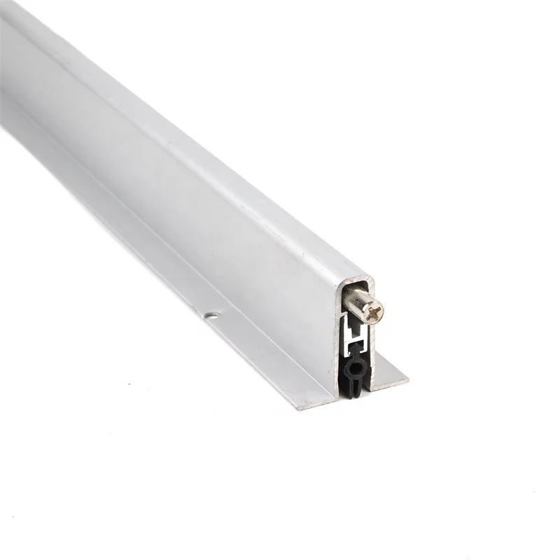 Timber Entrance Doors Automatic Drop Seals Slot Position Aluminum Door Bottom Seal