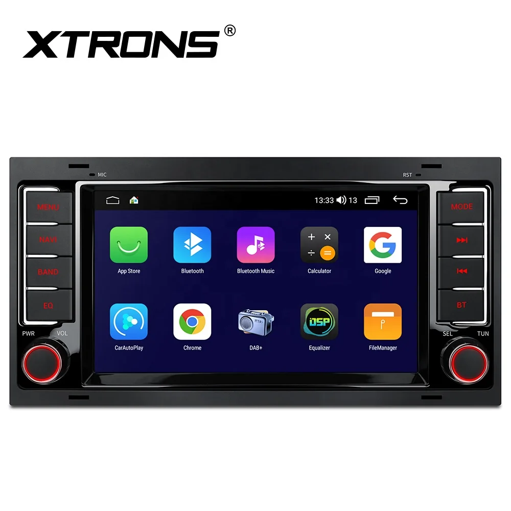 XTRONS 7 Inch Octa Core Android Navigation Car Stereo 4G LTE 4+64GB DSP RDS IPS Display for Volkswagen Touareg