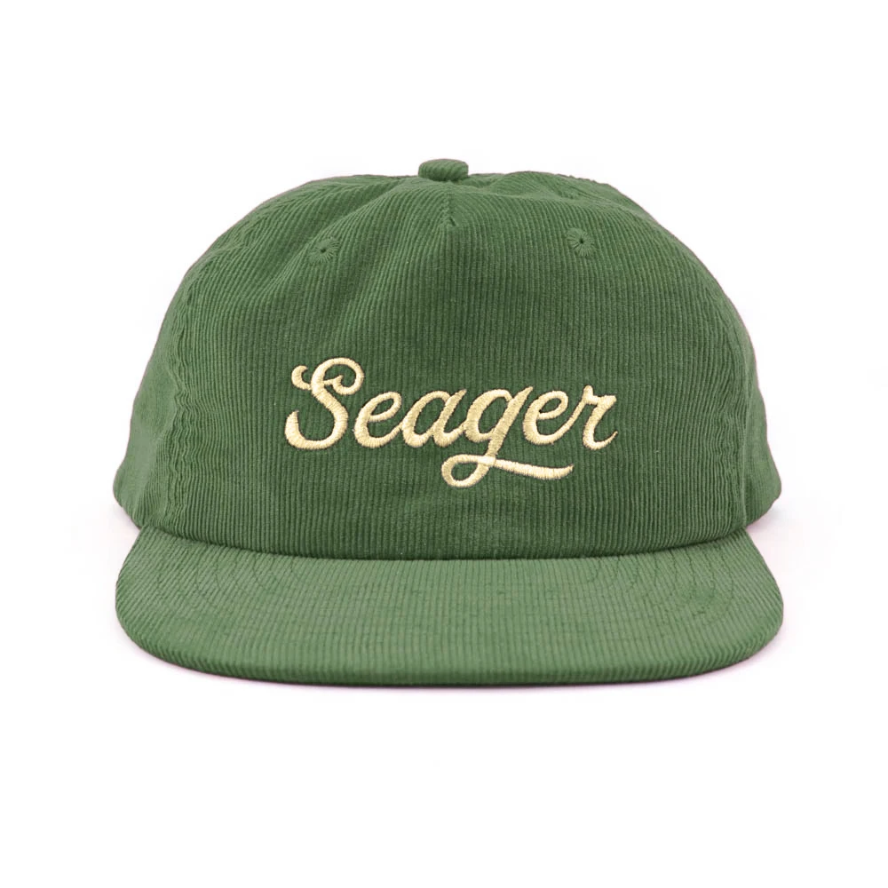 Custom 5 Panel Embroidery logo Corduroy Hat Unstructured Snapback Cap