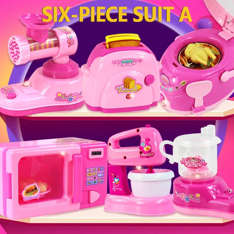 Лидер продаж 2020, новый детский кухонный набор, игрушечная мини-бытовая техника, развивающие кухонные игрушки для детей